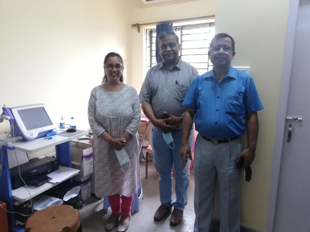 ARISE Team at the Institute of Pulmocare and Research in Kolkatta: Dr Parthasathy Bhattacharya an eminent member of the ARISE Network